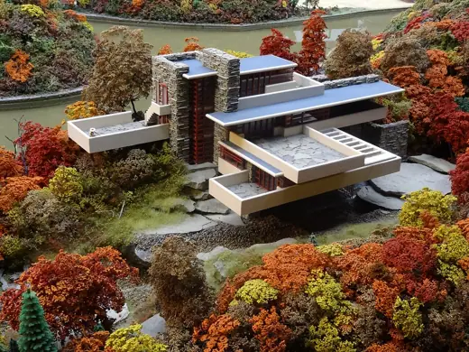 Photo 9: Model · A miniature replica of the Fallingwater building at MRRV, Carnegie Science Center in Pittsburgh