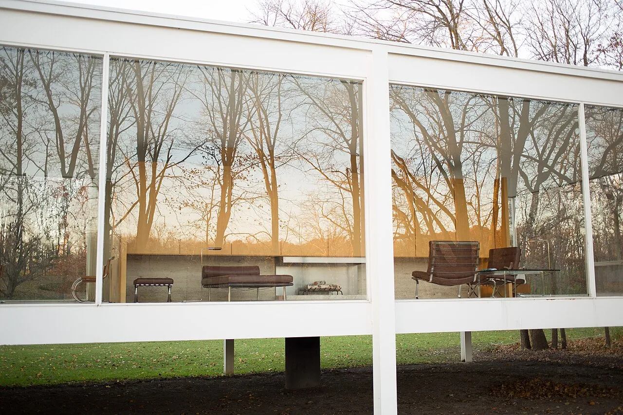 Farnsworth House: Interior · Farnsworth House by Mies Van Der Rohe