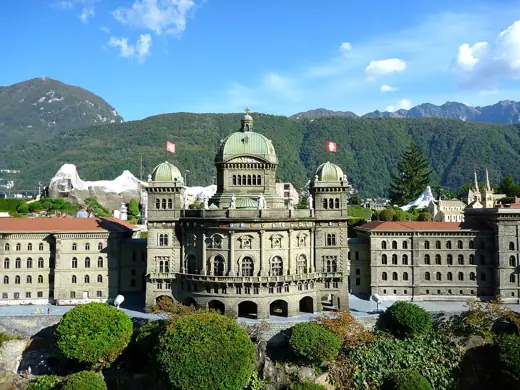 Photo 8: Model · Model of the Bundeshaus in Bern/Switzerland at Swissminiatur Museum, Melide