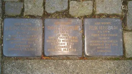 Photo 5: Exterior · Stolpersteine von Philipp, Rahel und Felix Nussbaum in Osnabrück