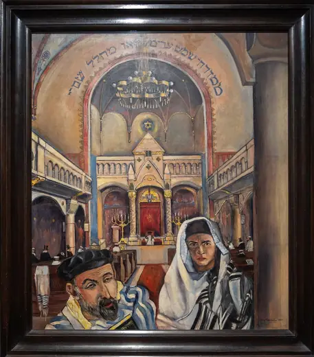 Photo 6: Interior · "The Two Jews" ("Interior of Osnabrück Synagogue")