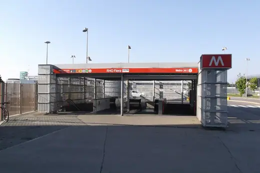 Photo 2: Exterior · Entrance of Milan Metro 1 Rho Fiera station