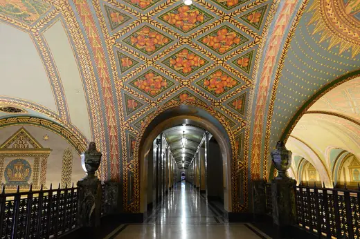 Photo 6: Interior · Interior of Fisher Building (third floor), Detroit, Michigan, United States
