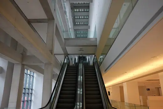 Photo 3: Exterior · Escalators in the National Museum of Contemporary Art, Athens