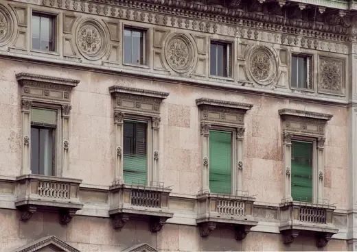 Photo 6: Detail · Windows of Galleria Vittorio Emanuele II