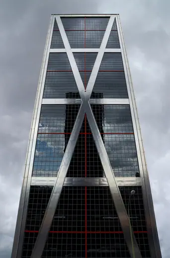 Photo 2: Exterior · Western building of Puerta de Europa, Madrid