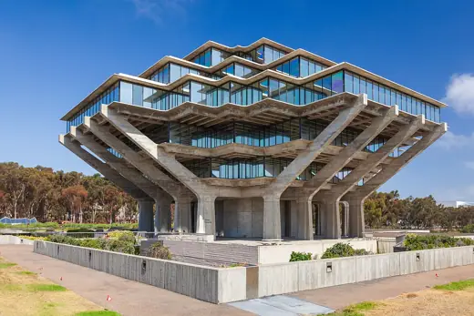 Photo 2: Exterior · Geisel Library on the UC San Diego campus