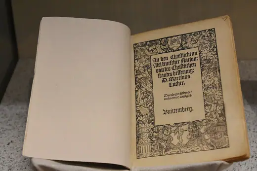 Photo 2: Exterior · Martin Luther, To the Christian Nobility of the German Nation, 1520, Deutsches Historisches Museum, Berlin