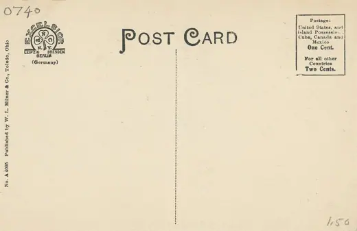 Photo 3: Exterior · A postcard from the Ken Levin Toledo Postcard Collection, donated by Toledo resident, Ken Levin