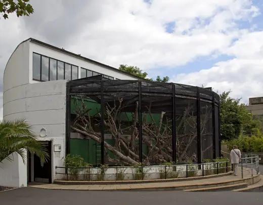 Photo 1: Exterior · The Gorilla house was designed by Berthold Lubetkin and Godfrey Samuel in 1932