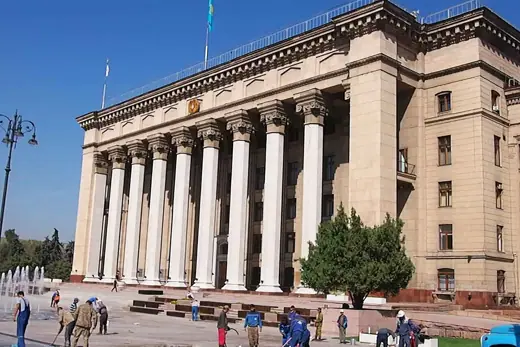 Photo 2: Exterior · Main building of the Kazakh-British Technical University in Almaty