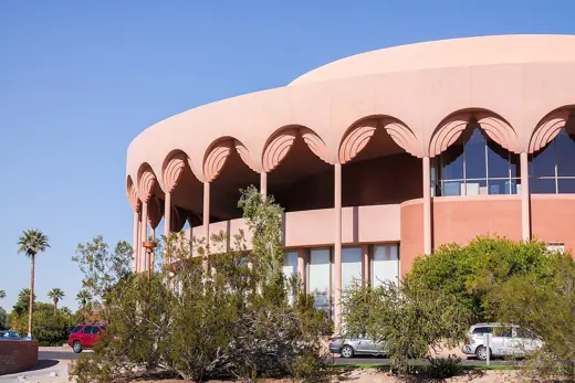 Photo 4: Interior · The Grady Gammage Memorial Auditorium at Arizona State University was designed by Frank Lloyd Wright