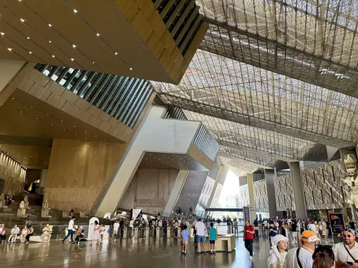 Photo 5: Interior · Grand Egyptian Museum Grand Hall (Atrium)