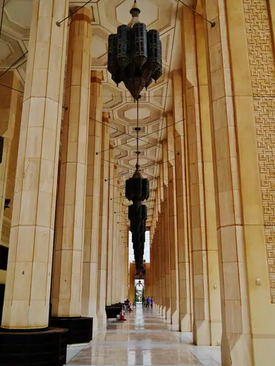Photo 6: Detail · Columns of the Grand Courtyard of the Grand Mosque, Kuwait City, Kuwait