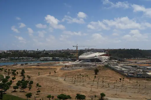 Photo 3: Exterior · le grand théâtre national de Rabat en construction en juin 2019