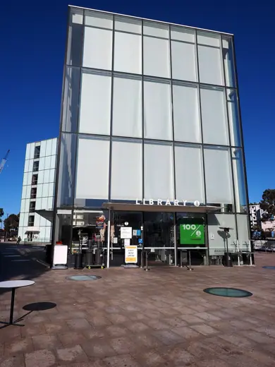 Photo 3: Exterior · The exterior of Green Square Library