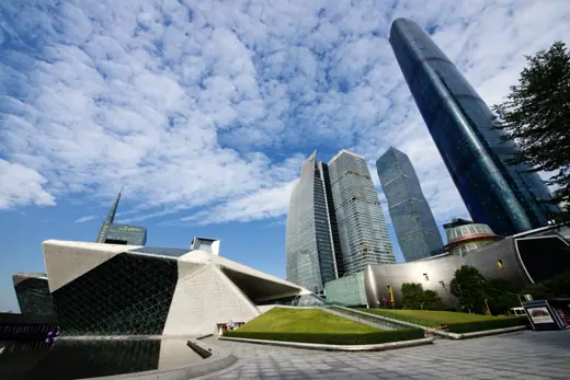 Photo 2: Exterior · Guangzhou Opera House, with West Tower on the right