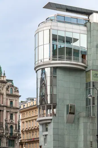 Photo 2: Exterior · Haas house , Vienna , Austria