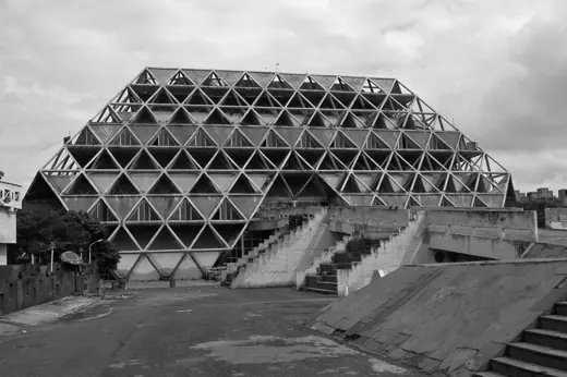 Photo 3: Interior · Hall of Nations, Delhi (1971-72), Architect: Raj Rewal + Kuldip Singh; Structure: Mahendra Raj
