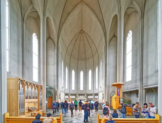 Photo 6: Interior · The Interior of Hallgrimskirkja