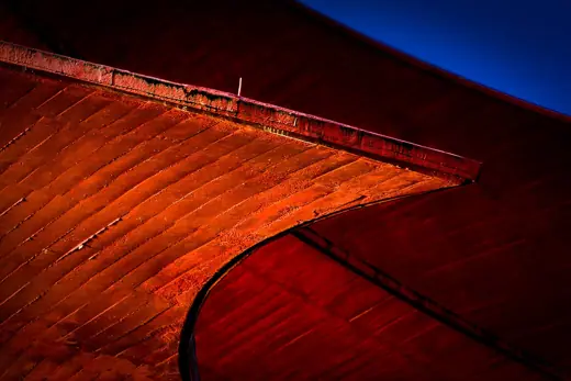 Photo 5: Detail · Roof detail of the Hans Otto Theater in Potsdam, architects: Gottfried Böhm, Paul Böhm