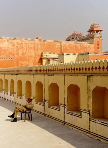 Photo 2: Exterior · Hawa Mahal (The Palace of Winds) in Jaipur