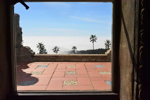 Photo 5: Interior · View from the Celestial Suites, fourth floor, Casa Grande, Hearst Castle, San Simeon, California