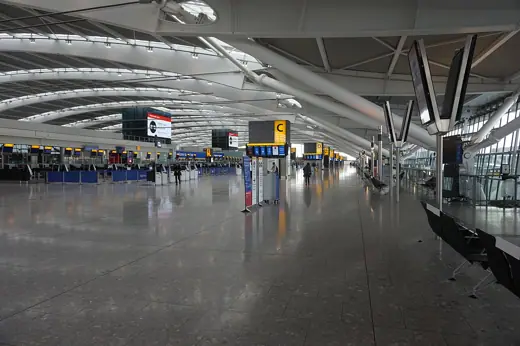 Photo 2: Exterior · Heathrow Airport T5 during the coronavirus outbreak