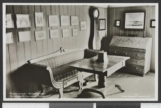 Photo 6: Interior · Bildet er hentet fra Nasjonalbibliotekets bildesamling Domkirkeodden,Hedmarksmuseet, Hamar, Hedmark