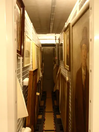 Photo 6: Interior · paintings in the archive of the Netherlands Architecture Institute in Rotterdam