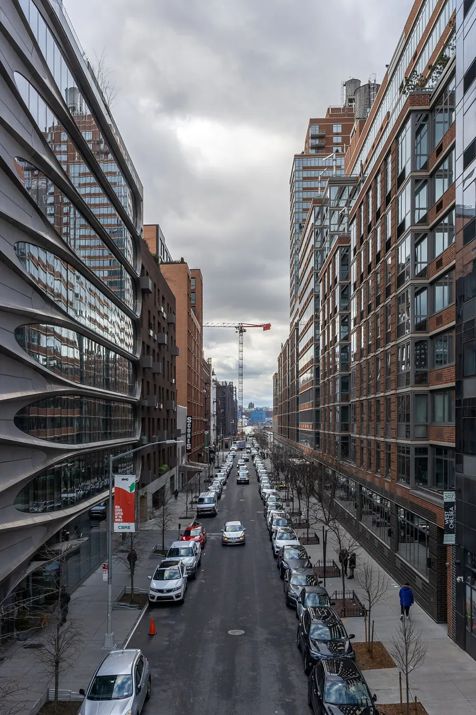 High Line: Context · View of 28th Street from the High Line, New York City