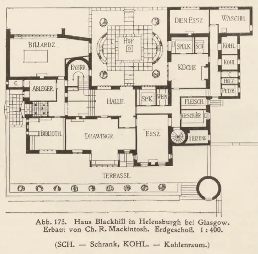 Photo 7: Plan · Hermann Muthesius, Das englische Haus, Bd