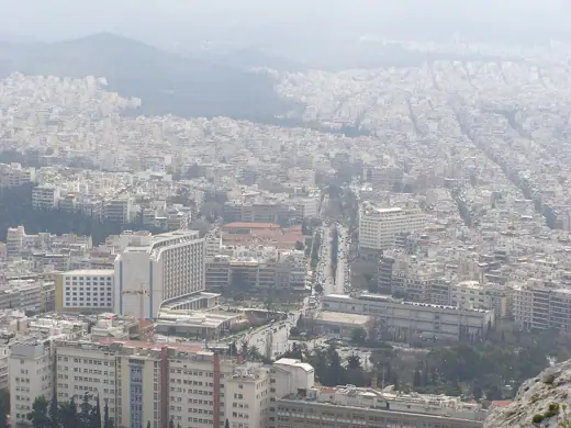 Photo 6: Context · Athens - view from mount Lykavittos to V