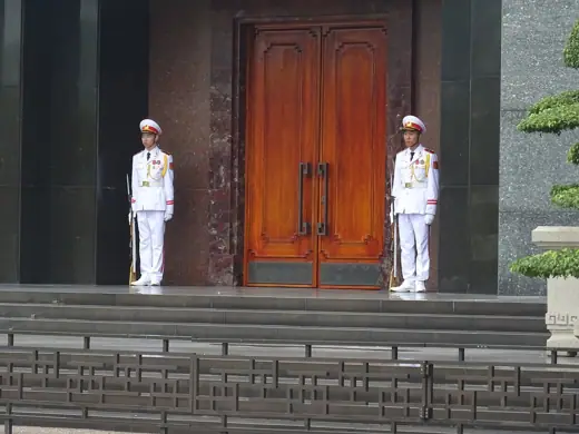 Photo 3: Exterior · The guards of the Ho Chi Minh Mausoleum in Hanoi