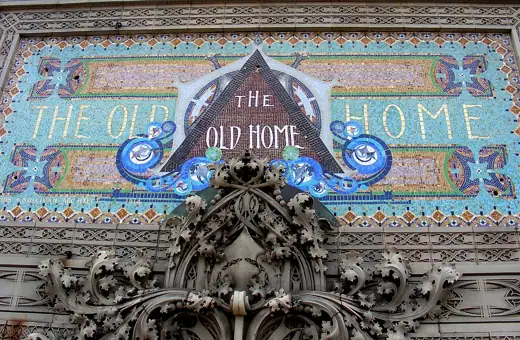 Photo 6: Detail · Detail of Louis Sullivan's Home Building Association Bank in Newark, Ohio