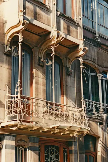 Photo 2: Exterior · Belgique - Bruxelles - Maison Horta (Art nouveau, architecte Victor Horta, 1898-1901)
