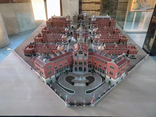 Photo 8: Model · Hospital de la Santa Creu i Sant Pau (Barcelona), maqueta