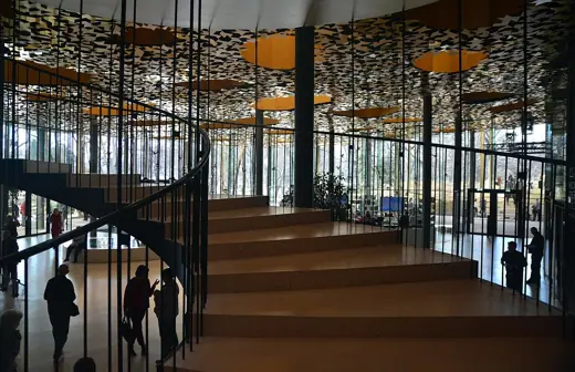 Photo 5: Interior · House of Hungarian Music, designed by Sou Fujimoto