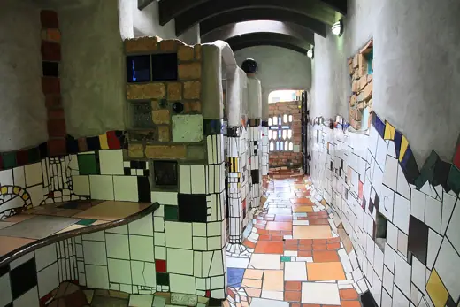 Photo 5: Interior · Inside women's toilets at Hundertwasser toilets in Kawakawa