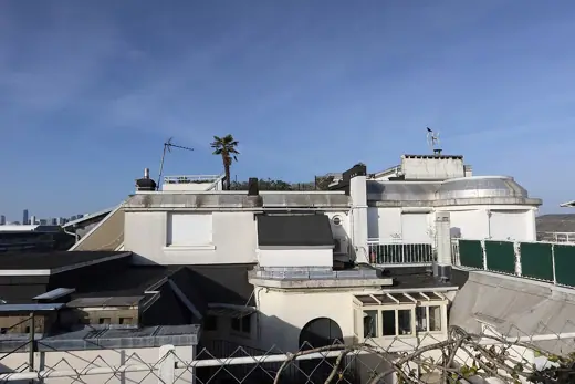 Photo 5: Context · Vue depuis la terrasse de l'immeuble Molitor (Paris, 16e ; Boulogne-Billancourt)