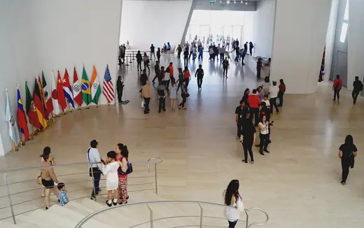 Photo 6: Interior · Lobby del Museo Internacional del Barroco, inaugurado el 4 de febrero de 2016 en la ciudad de Puebla, México