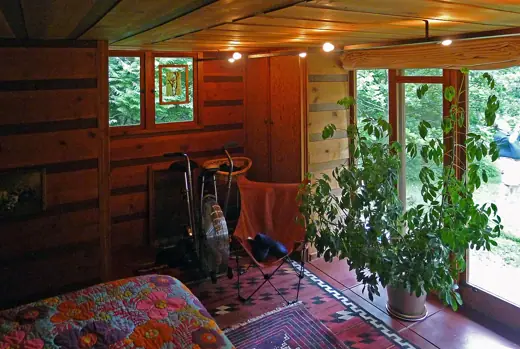 Photo 4: Interior · Bedroom of the Herbert and Katherine Jacobs First House, commonly referred to as Jacobs I