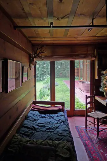 Photo 5: Interior · Bedroom of the Herbert and Katherine Jacobs First House, commonly referred to as Jacobs I