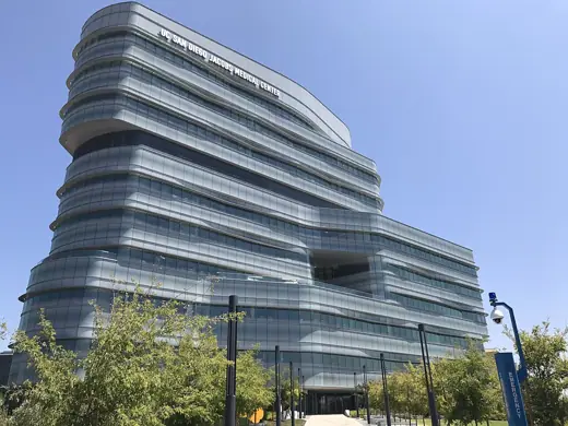 Photo 1: Context · Jacobs Medical Center as seen from the southwest path