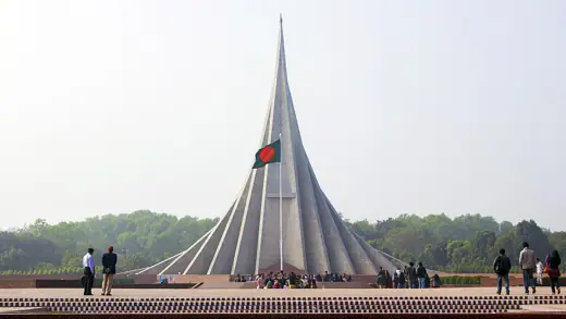 Photo 3: Exterior · The National Martyrs' Monument of Bangladesh is known as the "Jatiyo Smriti Soudho"