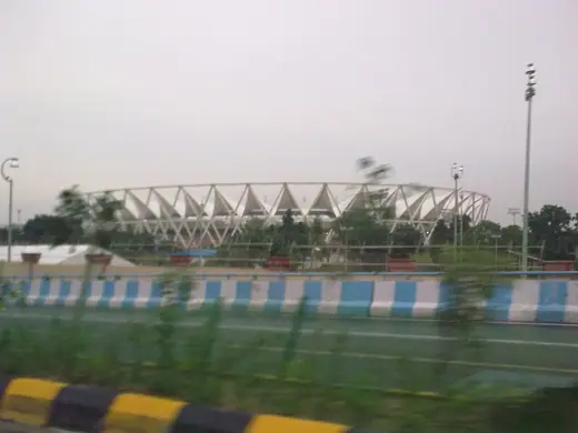 Photo 5: Context · Jawaharlal Nehru Stadium as seen from outside