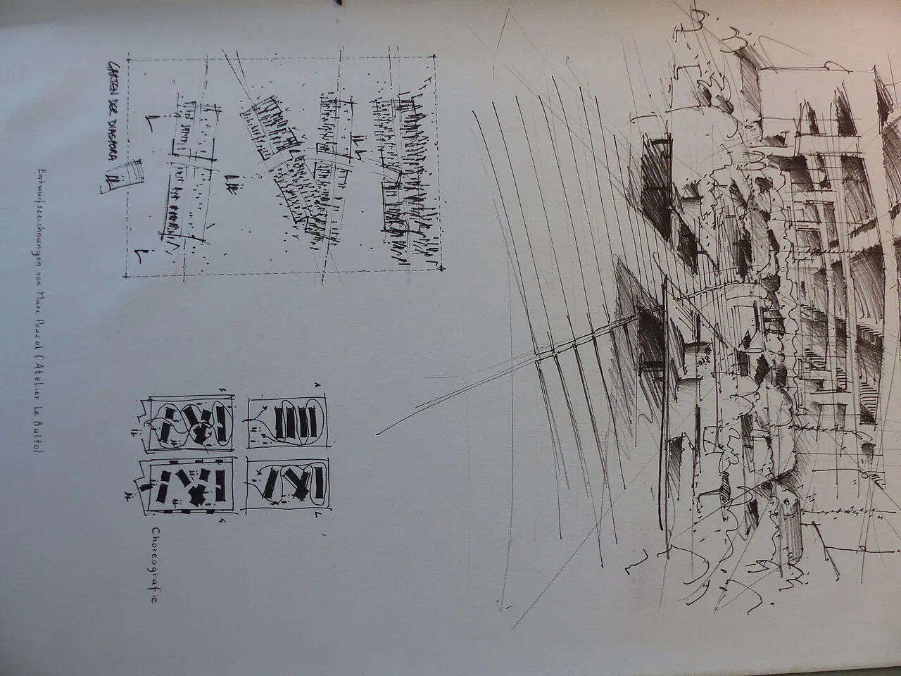 Jewish Museum Berlin: Drawing · Blumengroßmarkthalle (Berlin-Kreuzberg)