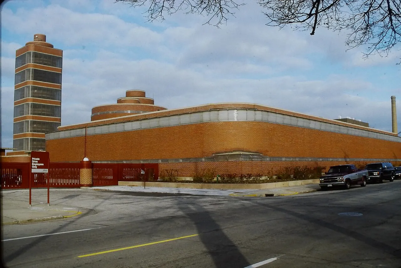 Johnson Wax Headquarters: Exterior · Designed by Frank Lloyd Wright
