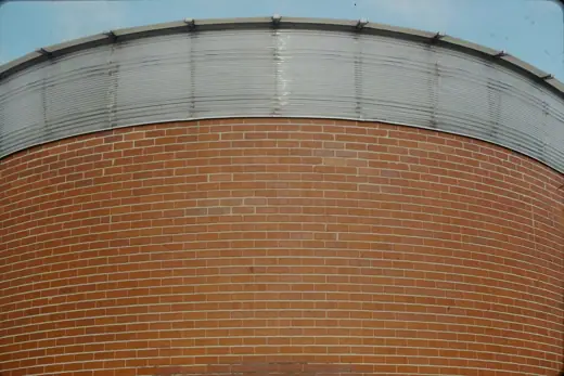 Photo 7: Detail · Administration Building designed by Frank Lloyd Wright in 1936 and opened in 1939