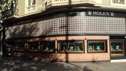 Photo 3: Exterior · Joyería Roca (1934), de Josep Lluís Sert y Antoni Bonet i Castellana, paseo de Gracia 18, Barcelona